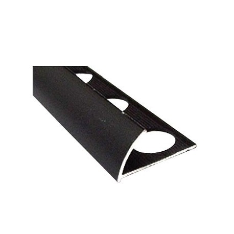 PERFIL ALUMINIO BLACK MATTE 10 x 2.44 cm